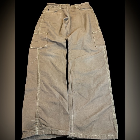 Bulwark Comfortouch Dungaree Pant Fire Resistant Work Pant Duck Brown 32x33 - Picture 1 of 5